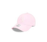New Era WMNS Washed 9Twenty Adjustable Gorra para Mujer, NY Yankees, Rosa, Talla: Talla Única