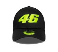 New Era Wordmark 9Forty Vr46 Black Black One Size, Negro , Talla única