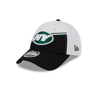 New Era York Jets NFL 2023 Sideline White Black 9Forty Stretch Snapback Cap - One-Size