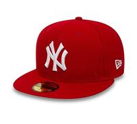 New Era York Yankees 59fifty Cap MLB Basic Red/White - 6 7/8-55cm