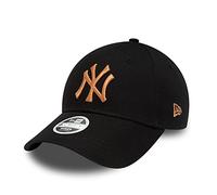 New Era York Yankees Basecap Damen Frau Schwarz MLB Baseball Cap Kappe - One-Size