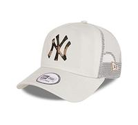 New Era York Yankees Camouflage Infill A-Frame Adjustable Trucker Cap One-Size