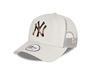 New Era York Yankees Camouflage Infill A-Frame Adjustable Trucker Cap One-Size