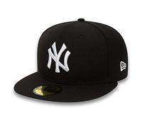 New Era York Yankees Cap 59Fifty Basecap Baseball Fitted Kappe MLB Schwarz - 7 3/8-59cm (L)