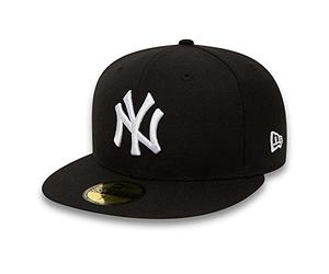 New Era York Yankees Cap 59Fifty Basecap Baseball Fitted Kappe MLB Schwarz - 8-64cm (XXL)