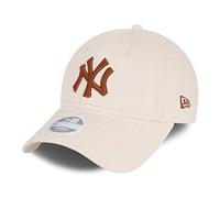 New Era York Yankees Cap MLB Basecap Cord Kappe Baseball Damen Beige - One-Size