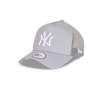 New Era York Yankees Cap Trucker Kappe Tonal Mesh Basecap MLB Baseball Grau - One-Size