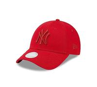New Era York Yankees Fanaccessoire Cap Basecap Kappe für Frauen Mädchen Rot Teamlogo NY verstellbar Baseball - One-Size
