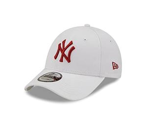 New Era York Yankees Fankappe Major League Baseball Kopfbedeckung weiß NY Logo MLB - One-Size