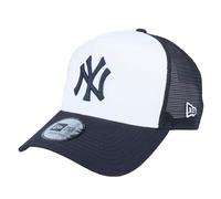 New Era York Yankees Frame Adjustable Trucker Cap Team Colour Block White/Blue - One-Size