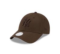 New Era York Yankees Frauencap Braun tonales Logo Strapback-Verschluss Damen Mädchen Kappe Basecap NY - One-Size