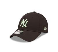 New Era York Yankees Gorra Visera Curvada Ajustable Hebilla metálica Gorra béisbol Accesorio para Aficionados NY Negro