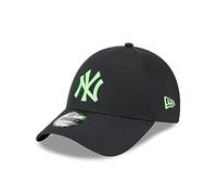 New Era York Yankees - - MLB Baseball - Hut Kappe Cap - Schwarz grün - Strapback Neon NY Logo - One-Size