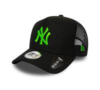 New Era York Yankees MLB Cap Kappe Trucker Baseball Diamond Era Schwarz Neon Gr?n - One-Size