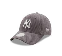 New Era York Yankees MLB Fashion Cord Grey 9Forty Adjustable Women Cap - One-Size