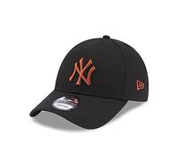 New Era York Yankees MLB League Essential Black Brown 9Forty Adjustable Cap - One-Size