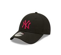 New Era York Yankees MLB League Essential Black Pink 9Forty Adjustable Cap - One-Size