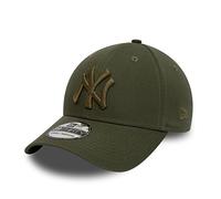 New Era York Yankees MLB League Essential Tonal Olive 39Thirty Stretch Cap - M - L