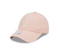 New Era York Yankees MLB Metallic Logo Pink 9Forty Adjustable Women Cap - One-Size