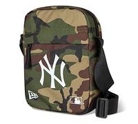 New Era York Yankees MLB Side Bag Woodland Camo Umhängetasche - One-Size, Camuflaje Marrón