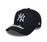 New Era Gorra de béisbol 9Forty Aframe - New York Yankees MLB - Azul marino - Adulto