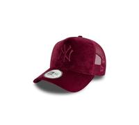 New Era Gorra para mujer MLB 9FORTY Trucker Terry Cloth New York Yankees, rosa, Rosa., Talla única