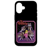 New Family Wolves Sarcastic Retro Vintage Funny Adult Humor Carcasa para iPhone 16