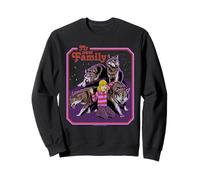 New Family Wolves Sarcastic Retro Vintage Funny Adult Humor Sudadera