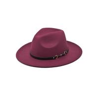 New fashion and elegant jazz hat European and American woolen hat spring and autumn winter woolen retro literary big brim hat