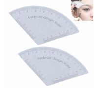New Fast Drawing Eyebrow Design Ruler,Microblading Mapping Tool,Shaping Permanent Makeup Drawing Guide Ruler,Reusable Tattoo Supplies (2 pcs)