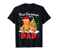 New Father Christmas Costume First Christmas As a Dad Camiseta