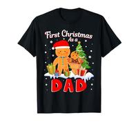 New Father Christmas Costume First Christmas As a Dad Camiseta