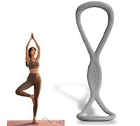 New Figure 8 Resistance Band, Vic-toriousact Resistance Bands, 15lb/25lb/35lb Optional Tension, for All Stages of Fitness (Gray 35lb)
