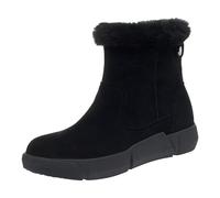 New for Women and Leather Thickened Mid Tube Plus Velvet Platform Soles Northeast Cotton Shoes for Women's Fashion Solid Color Cowboy PU Women's Red 37, Negro , 41 EU