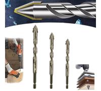 New Four-Flute Sawtooth Eccentric Drill Bit,Cozy Hoome Drill Bit,Four-Edged Serrated Eccentric Drill, High-Strength Eccentric Twist Drill Bit Oblique Head Eccentric Drill Bit (6+8+10mm)