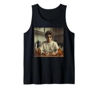 New Funny Distressed Male Doll Face Meme, Big Glass Camiseta sin Mangas