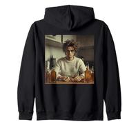New Funny Distressed Male Doll Face Meme, Big Glass Sudadera con Capucha