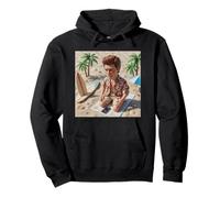 New Funny Distressed Male Doll Meme, at The Beach Sudadera con Capucha