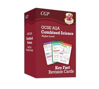 New GCSE Combined Science AQA Higher Key Fact Revision Cards - Summary cards for quick revision (CGP AQA GCSE Combined Science)