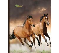 New Generation - Horses - Composition Notebooks 7.5 x 9.25 Inches, Wide Ruled, 120 Pages: New Generation - School Days with Style