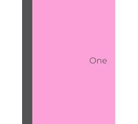 New Generation - One - Executive Hard Cover Notebook in 8.25 x 11 Inches with 120 ruled pages is ideal for school, work, journaling, and note-taking.