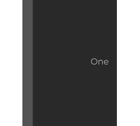 New Generation - One - Executive Hard Cover Notebook in 8.25 x 11 Inches with 120 ruled pages is ideal for school, work, journaling, and note-taking.