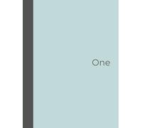 New Generation - One - Executive Hard Cover Notebook in 8.25 x 11 Inches with 120 ruled pages is ideal for school, work, journaling, and note-taking.