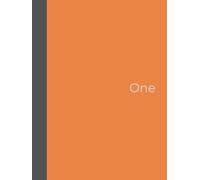 New Generation - One - Executive Hard Cover Notebook in 8.25 x 11 Inches with 120 ruled pages is ideal for school, work, journaling, and note-taking.