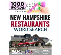 New Hampshire Restaurants Word Search: Large Print