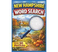 New Hampshire Word Search Puzzle Book: Word Searches with Easy to Read Print about New Hampshire, Concord and More | 6x9 inches, 110 pages | 50+ Puzzles - Gifts for Vacations, Holidays, and Free Times