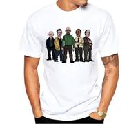 New-Hand-Painted-Breaking-Bad-Actor-Design-T-Shirt-Mens-Hipster-Tops