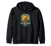 New Haven Dino Discovery - Camisa retro Fossil Park Connecticut Sudadera con Capucha