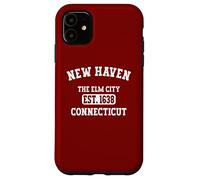New Haven The ELM City Pride Connecticut Vintage Carcasa para iPhone 11
