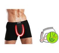 New hombres Performance Pene ampliadora fotográfica imán ropa interior cajas terapia magnética salud - talla XXXL (talla 30 "-37,8) a +